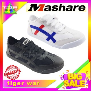 Mashare รุ่นTiger war มาแชร์ รองเท้าผ้าใบ แฟชั่น ผู้หญิง น้ำหนักเบา ใส่ทำงาน รองเท้าลำลอง ผูกเชือก