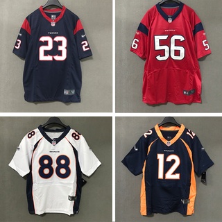 เสื้อกีฬารักบี้ แขนสั้น ทรงหลวม ลายทีมชาติฟุตบอล Nfl American สไตล์ฮิปฮอป