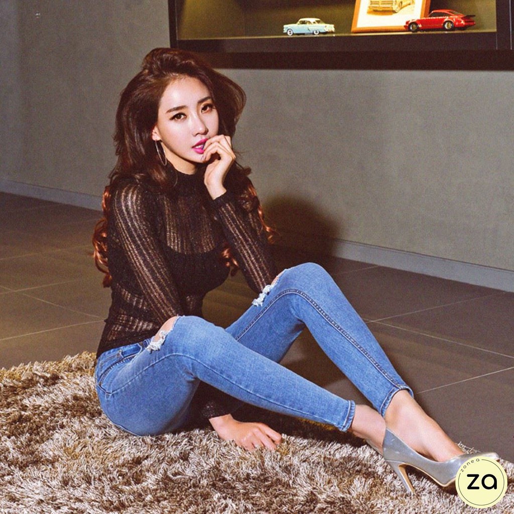 HOT SALE เสื้อซีทรูแขนยาว (ไม่มีซับใน)