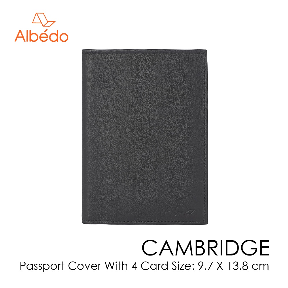 [Albedo] CAMBRIDGE PASSPORT COVER WITH 4 CARD กระเป๋าใส่พาสปอร์ต/ที่ใส่พาสปอร์ต/กระเป๋าใส่บัตร รุ่น CAMBRIDGE-CB03899