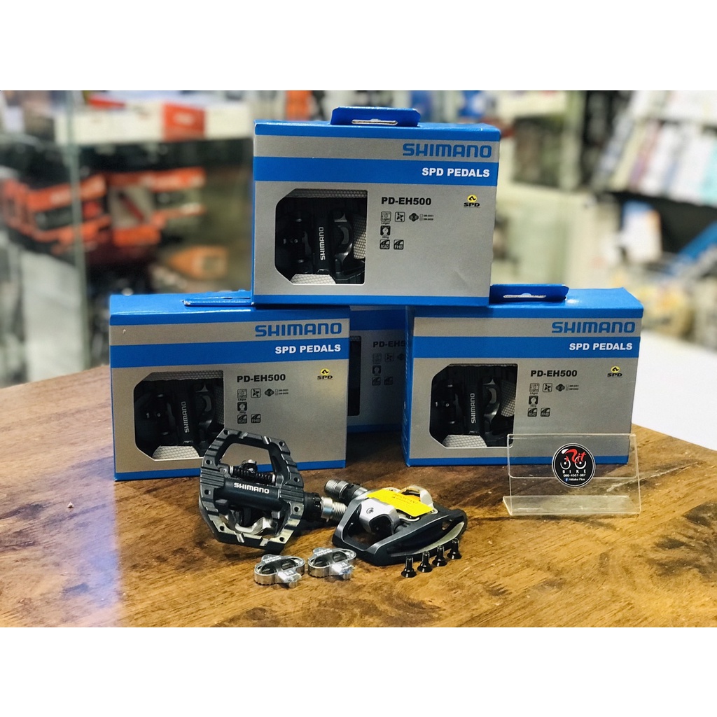 (โค๊ดส่วนลด) บันไดจักรยาน SHIMANO PD-EH500 SPD พร้อมคลีท  บันไดสำหรับจักรยานไฮบริดประสิทธิภาพสูง(ของแท้บริษัท) - รูปที่ 5
