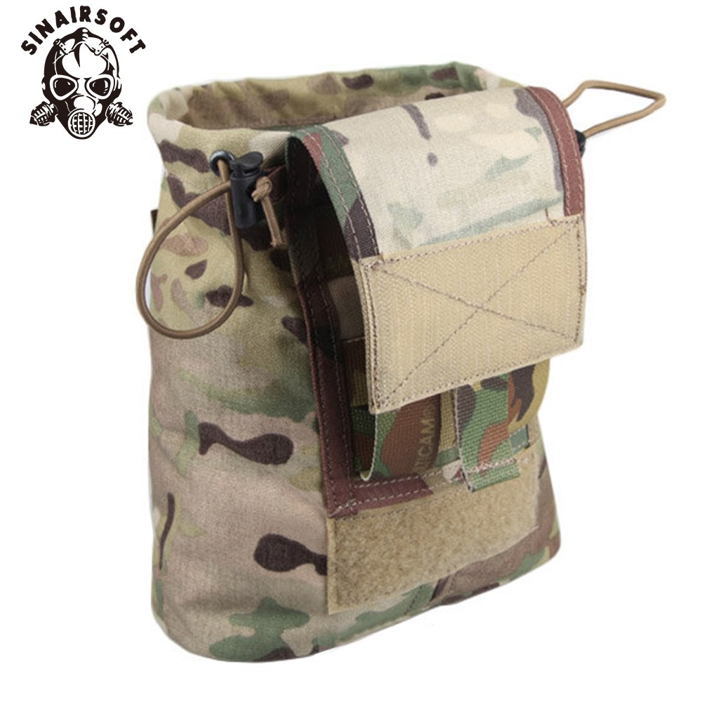 Emersongear กระเป๋ารีไซเคิลคลิปพับได้กลางแจ้งยุทธวิธี MAG Drop Bag MOLLE Dump Bag