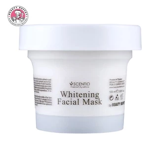 BEAUTY BUFFET SCENTIO MILK PLUS WHITENING Q10 FACIAL MASK -มิลค์พลัส ไบร์ แอนด์ ไวท์ เฟเชียล มาส์ค (100 ml)
