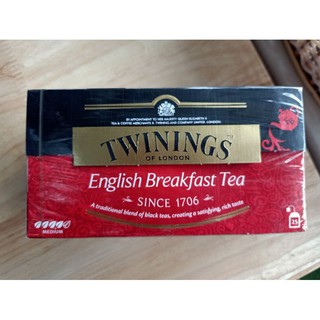 TWININGS English Breakfasts Tea ชาทไวนิงส์ ชาอังกฤษแท้ 100% (25x2g)