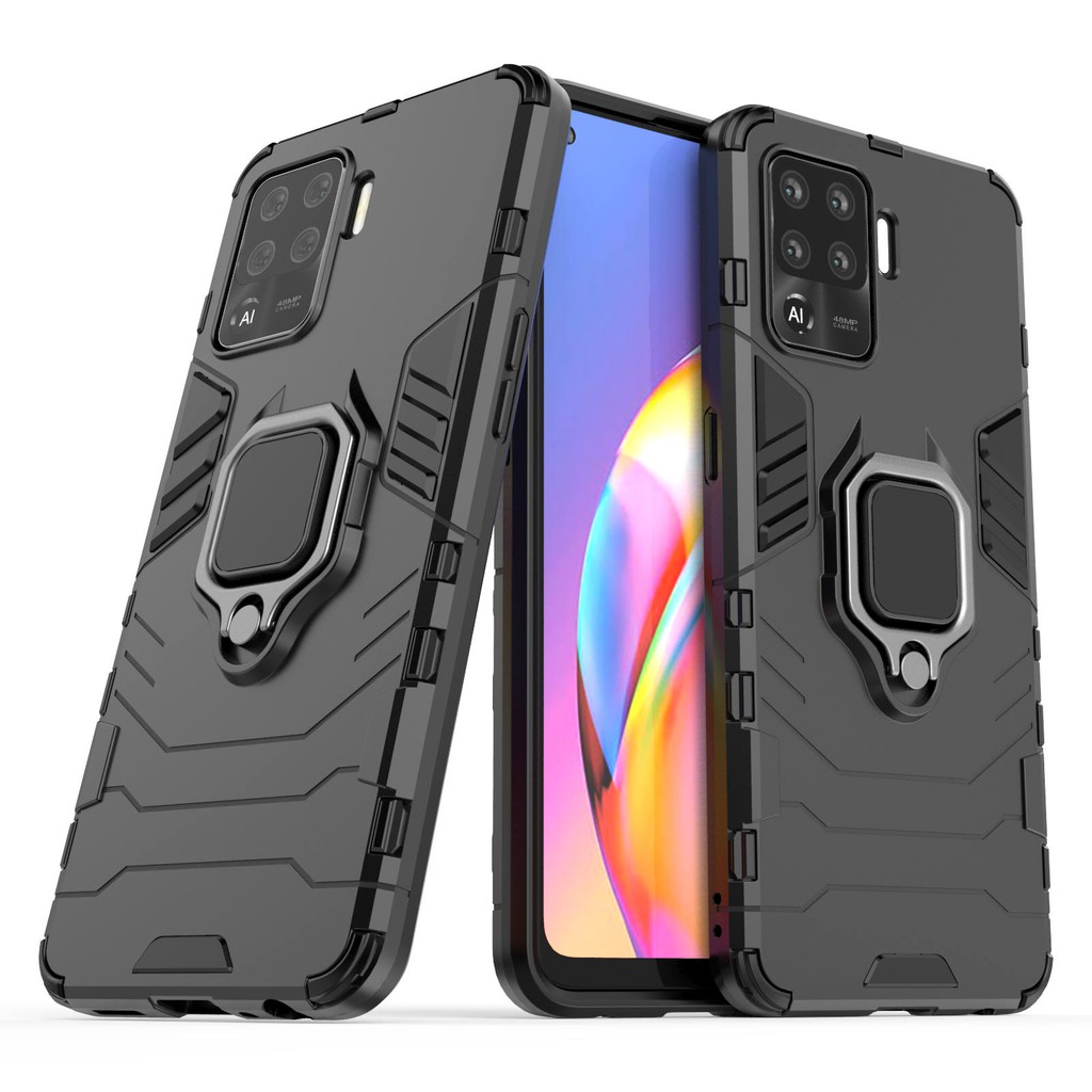 เคส OPPO A94 ฮาร์ดเคสกันกระแทกเคสโทรศัพท์ Hybrid Armor Shockproof Ring Phone Case OPPO A94 A 94 OPPO