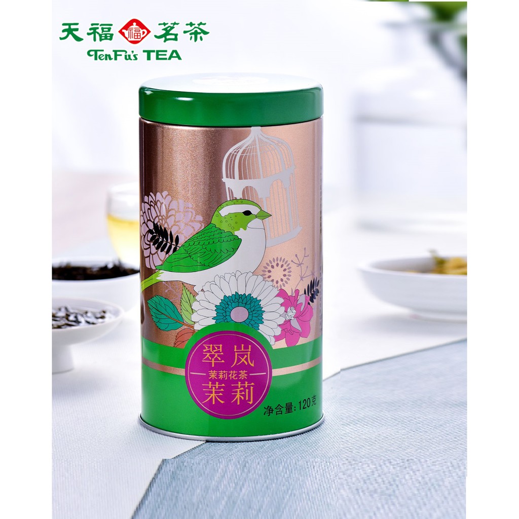 ชาเขียว อบดอกมะลิ Best Roasted Jasmine Chinese Green Tea by TenRen'sTea ชาเขียวอบมะลิ แบบปิ้งไฟถ่าน 