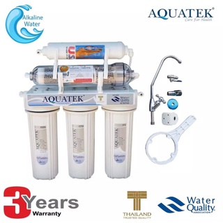 เครื่องกรองน้ำดื่ม AQUATEK Alkaline USA  5   ขั้นตอน