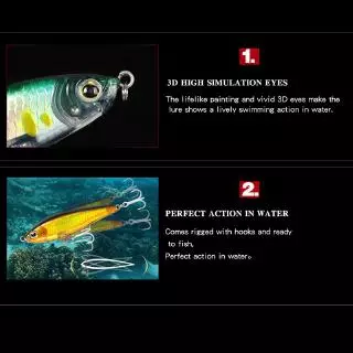 Minnow Lure 7.8g/70mm อุปกรณ์ตกปลา เหยื่อปลอม รอกตีเหยื่อปลอม ตะขอ ตกปลา เหยือตกปลา เหยื่อปลอมตกปลา ตกปลา ปลานิล ปลา Whopper Plopper Popper ช่อน Top Water Lure