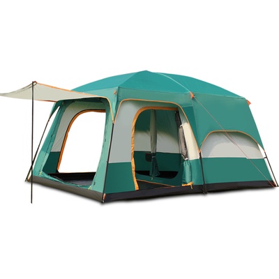 เต็นท์ 2ห้องนอน 3-12คน TX CAMEL Double Layer Family Camping Tent เต้นท์สนาม เต็นท์ครอบครัว เต๊นท์เดินป่า กันแดด กันฝน