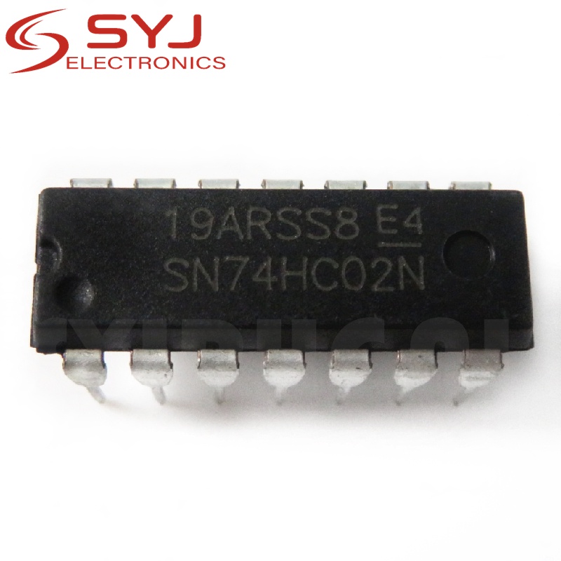 ไอซี DIP-14 SN74HC02N SN74HC02 74HC02N 74HC02 10 ชิ้น / ชุด
