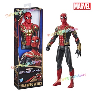 Jinn โมเดลฟิกเกอร์ Marvel Titan Hero Series Spiderman-Iron Spider ขนาด 12 นิ้ว ของเล่นสะสม สําหรับเด็ก