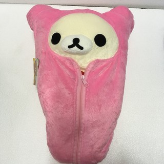 ตุ๊กตาลิขสิทธิ์แท้ KoRilakkuma ในถุงนอน สูง 45 ซม.