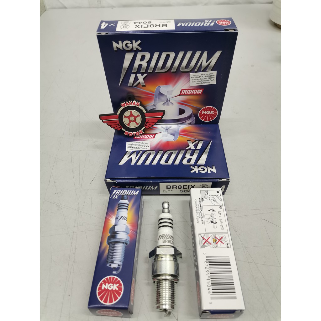 NGK IRIDIUM BR8EIX PLUG 5044 สําหรับ RXZ/Y125Z/RR150