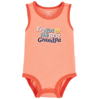 Carters Bodysuit 1Pc Orange L8 คาร์เตอร์เสื้อผ้าชุดบอดี้สูทพิมพ์ลาย