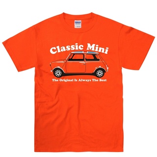 เสื้อยืดสีขาวเสื้อยืด พิมพ์ลายรถยนต์ Monte Carlo rally Mini 1000 Cooper 60s สไตล์เรโทร คลาสสิกS-4XL