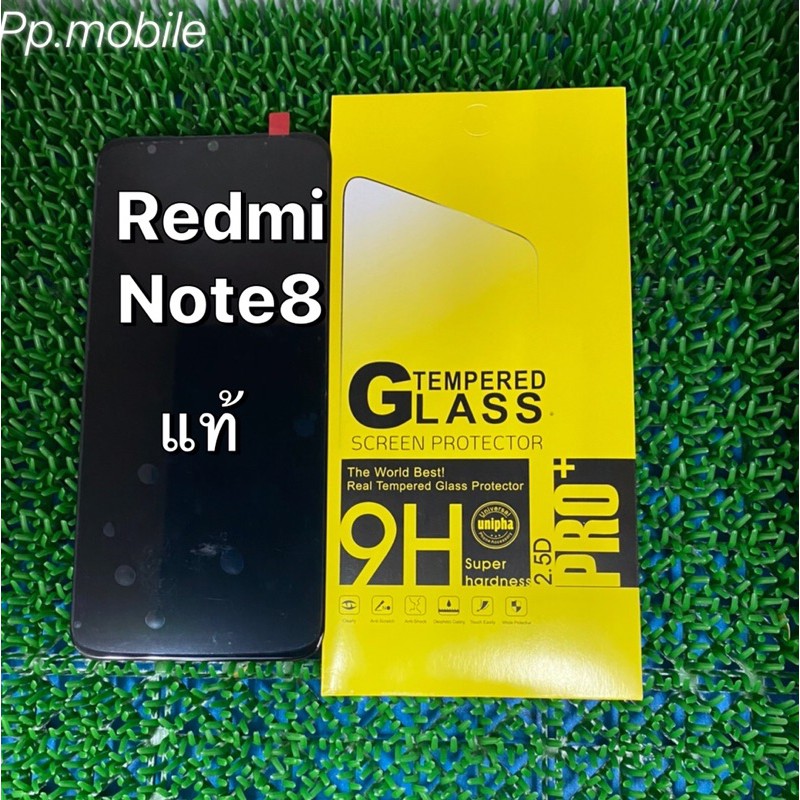 จอชุดRedmi Note8 สีดำแท้โรงงาน/แถมฟิล์ม