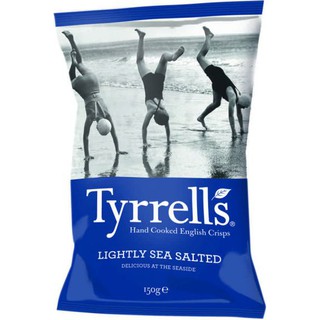 ✨ขายดี✨ Tyrrells Lightly Sea Salted150g คุณภาพระดับพรีเมี่ยม