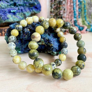 กำไลข้อมือหิน เลม่อน แจสเปอร์ Lemon Jasper *หินธรรมชาติ 100%*