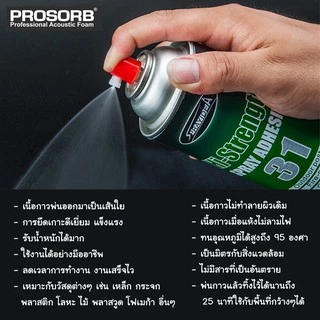 (1กระป๋อง) กาวสเปรย์ 600 ml. กาวอเนกประสงค์ สำหรับติดไม้ พลาสติก กระจก เหล็ก โลหะ โฟเมก้า พลาสวูด