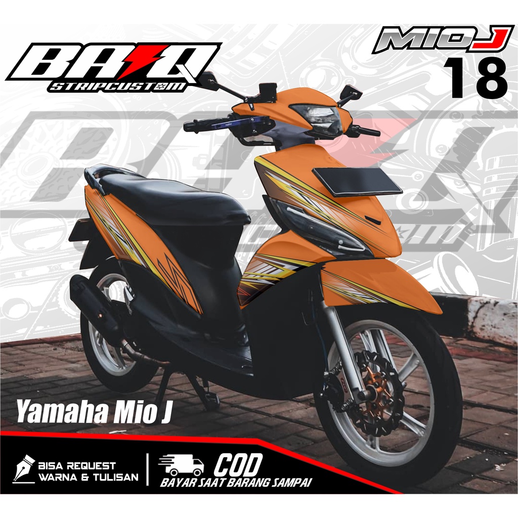Yamaha MIO J Decal.Sticker Decal Lis Variation MIO J Full Body DESIGN RACING 3