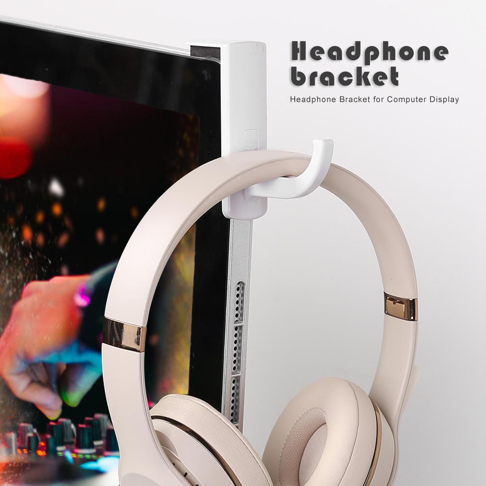 🔥Big-Sale🔥 Universal Headphone Holder Hanger Wall Hook PC Monitor Headset Stand Rack UK