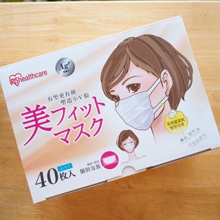 iris Beauty Fit Mask ขนาดปกติ L แบบกล่อง 40 ชิ้น (แยกซองซีลพลาสติกชิ้นต่อชิ้น)