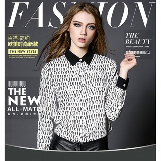 เสื้อเชิ้ตแขนยาว European and American shirt