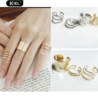 ‴ 3 ชิ้น / ชุด Finger Midi Tip นิ้วมือเปิดแหวนเครื่องประดับ Charms ของขวัญคริสต์มาส