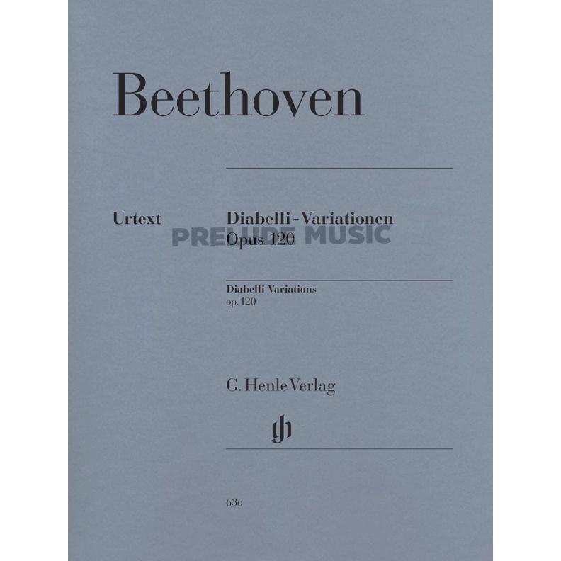 (โค้ดINCSM2Lลด70฿) Beethoven Diabelli Variations C major op. 120 HN636