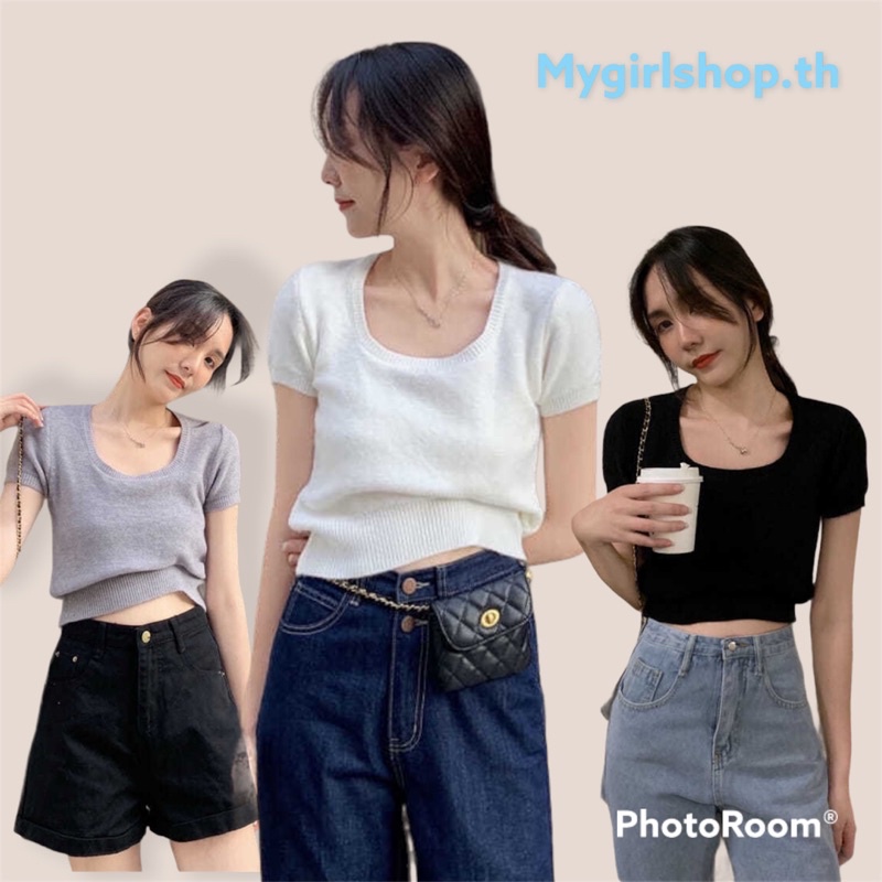MYGIRLSHOP.TH เสื้อยืดไหมพรมเกรดA++73138
