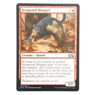 MTG Card - Creature - Hound - Scrapyard Mongrel 160/269 C (Magic: The Gathering -  English Proxy Card)