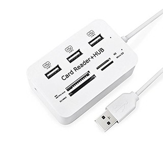 USB Hub Combo 2.0 3 Ports Card Reader High Speed Multi USB Splitter Hub USB Combo All In One