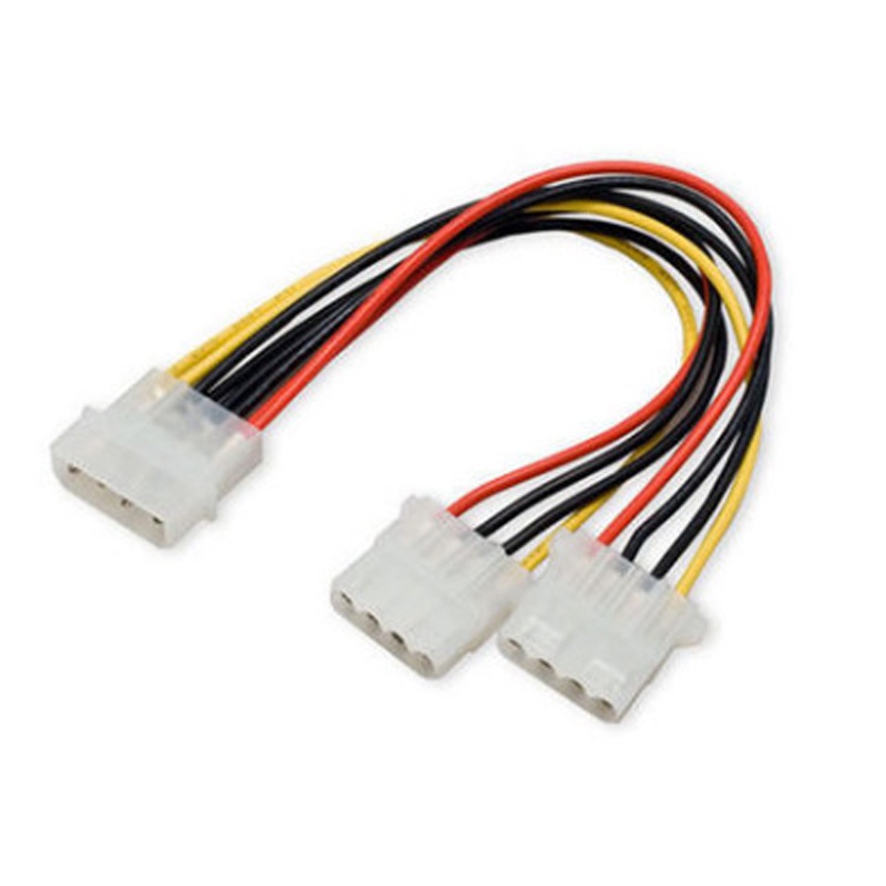 Molex Extension Cable 4 Pin ชายหญิง Ide Psu Internal Pc Power Cable Extension Cable
