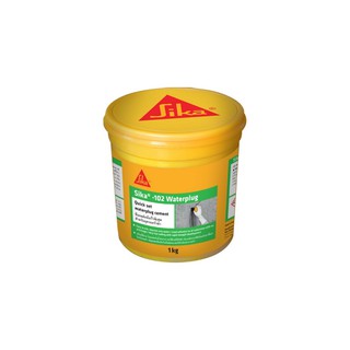 Sika-102 ซีเมนต์แห้งเร็วพิเศษสำหรับอุดรอยรั่วน้ำ 1กก. | SIKA | SIKA 102 (1 กก) หมั่นโป๊ว, ซีเมนต์ เคมีภัณฑ์ก่อสร้าง ต่อเ