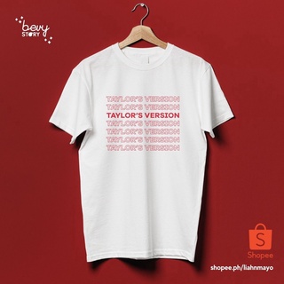 คอลูกเรือเสื้อยืดคอกลมBevyStory | Taylor Swift All Too Well Red Aesthetic Shirts ไอเดียของขวัญ Unisexผ้าฝ้ายแท้