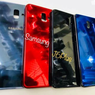 body บอดี+ฝาหลัง Samsung j6plus สี่แดง ดำ  สีรุ้ง น้ำเงิน