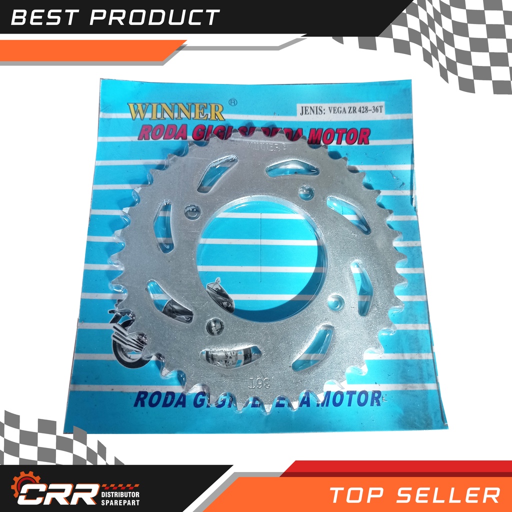 REAR GEAR VEGA ZR JUPITER ZZ 420-37 420-40 428-36 428-37 428-38 428-40 WINNER