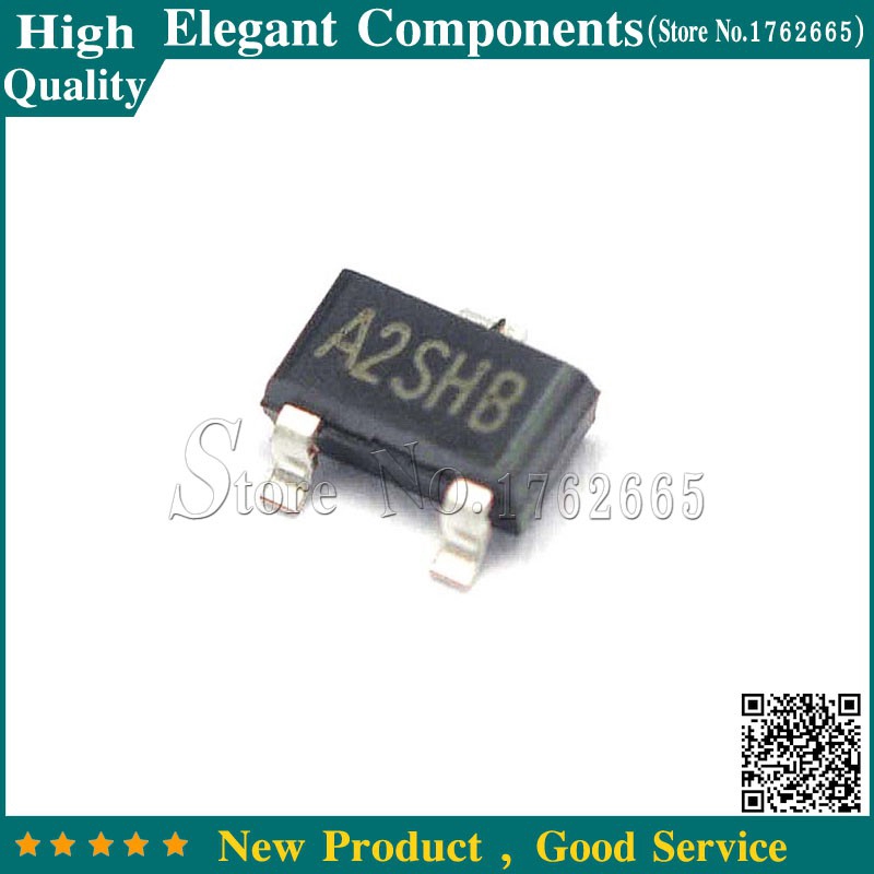 อุปกรณ์ทรานซิสเตอร์ A2SHB si2302 SOT23 SI2302A SOT SMD SI2302DS  100 ชิ้น