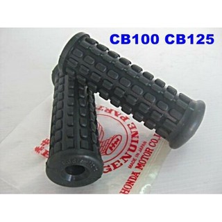 HONDA CB100 CB125 CB175K CB125S CAFE FRONT FOOT PEG FOOT REST SET "HIGH QUALITY" // ยางพักเท้าหน้า พักเท้าหน้า