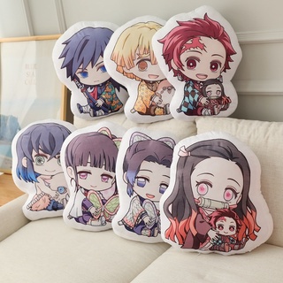 ♚▪40cm Demon Slayer Pillow Stuffed Plush Toy Devils Blade Japanesea Anime Plushies Cushion Kimetsu No Yaiba Tanjirou Ne