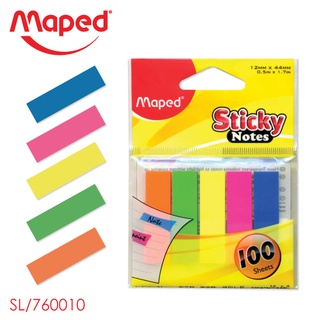 Maped Sticky Notes Film Index กระดาษโน๊ตดัชนีผลิตจากแผ่นฟิล์ม SL/760010