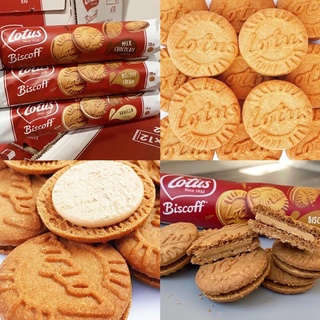 Lotus Biscoff Biscuit บิสกิตโลตัสบิสคอฟสอดไส้ครีม 3 รสชาติ