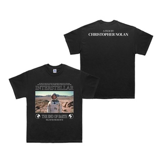 ผ้าฝ้ายแท้Interstellar - THE END OF EARTH / FILM เสื้อยืด / TV-SERIESS-4XL