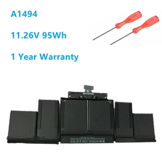 A1494 A1398 Laptop Battery For Apple Macbook Pro 15&amp;quot; Retina A1398 (2013 year) ME293 ME294 MGXA2 MGXC2 A1494 11.26V