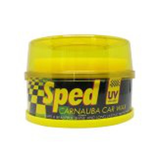 SCM Shop ครีมขัดเงาสีรถยนต์ SPED UV Guard Wax พร้อมฟองน้ำ 300 g.