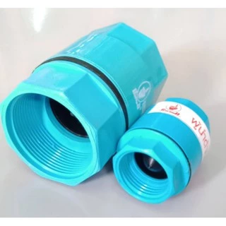 เช็ควาล์วเกลียวใน ขนาด 1" - 2" ลิ้นเตเปอร์สีฟ้า วาล์วกันกลับ กันน้ำจากปั้มน้ำไหลกลับลงบ่อ คุณภาพดี