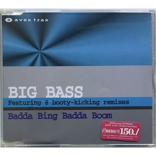 CD ซีดีเพลง Big Bass Badda Bing Badda Boom 8 Booty-Kicking Remixes  ลิขสิทธิ์