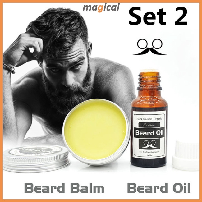Natural Ingredient Multi Functional Men Care 30g Beard Hair Wax