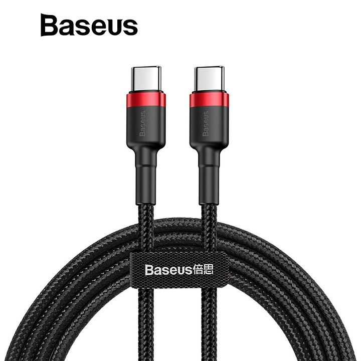 ซื้อ Baseus สายชาร์จ Type-C to Type-C PD2.0 60W Flash Charge Cable 1M สายชาร์จและเชื่อมต่อข้อมูล สายชาร์จ baseus