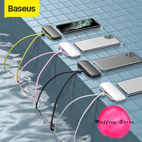 ถูกจริง/ส่งไว Baseus ซองกันน้ำมือถือ กันน้ำลึก 30เมตร (IPX8) สายคล้องคอ ดำน้ำถ่ายรูป ซองกันน้ำ Waterproof Phone Case